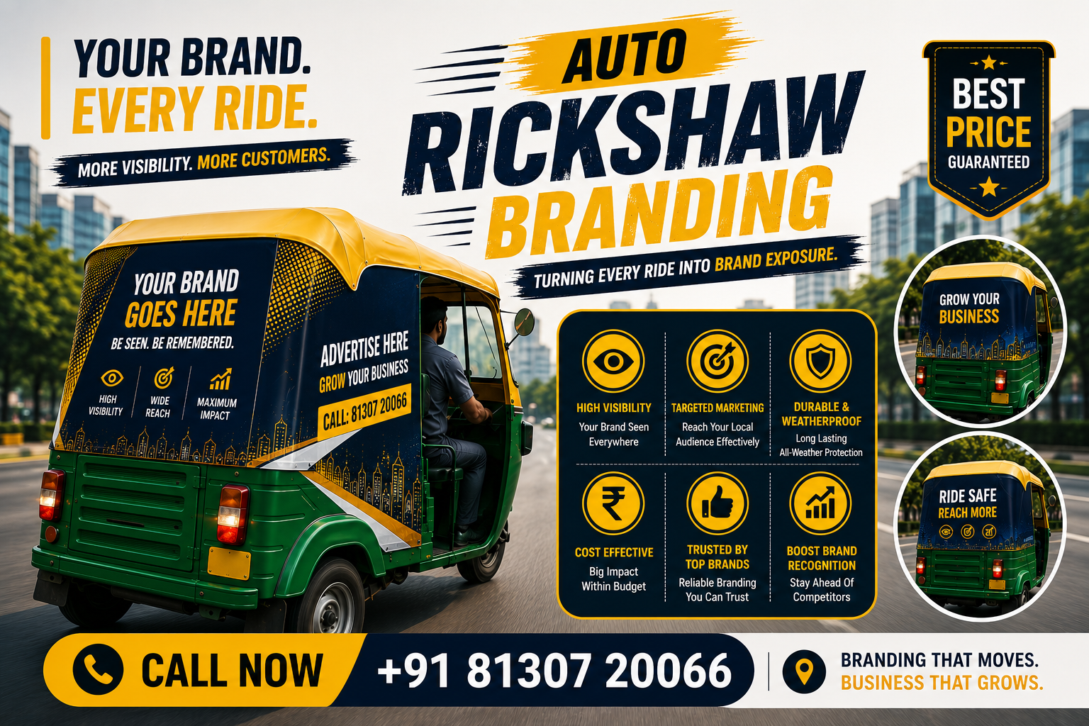 Auto Rickshaw Branding Services