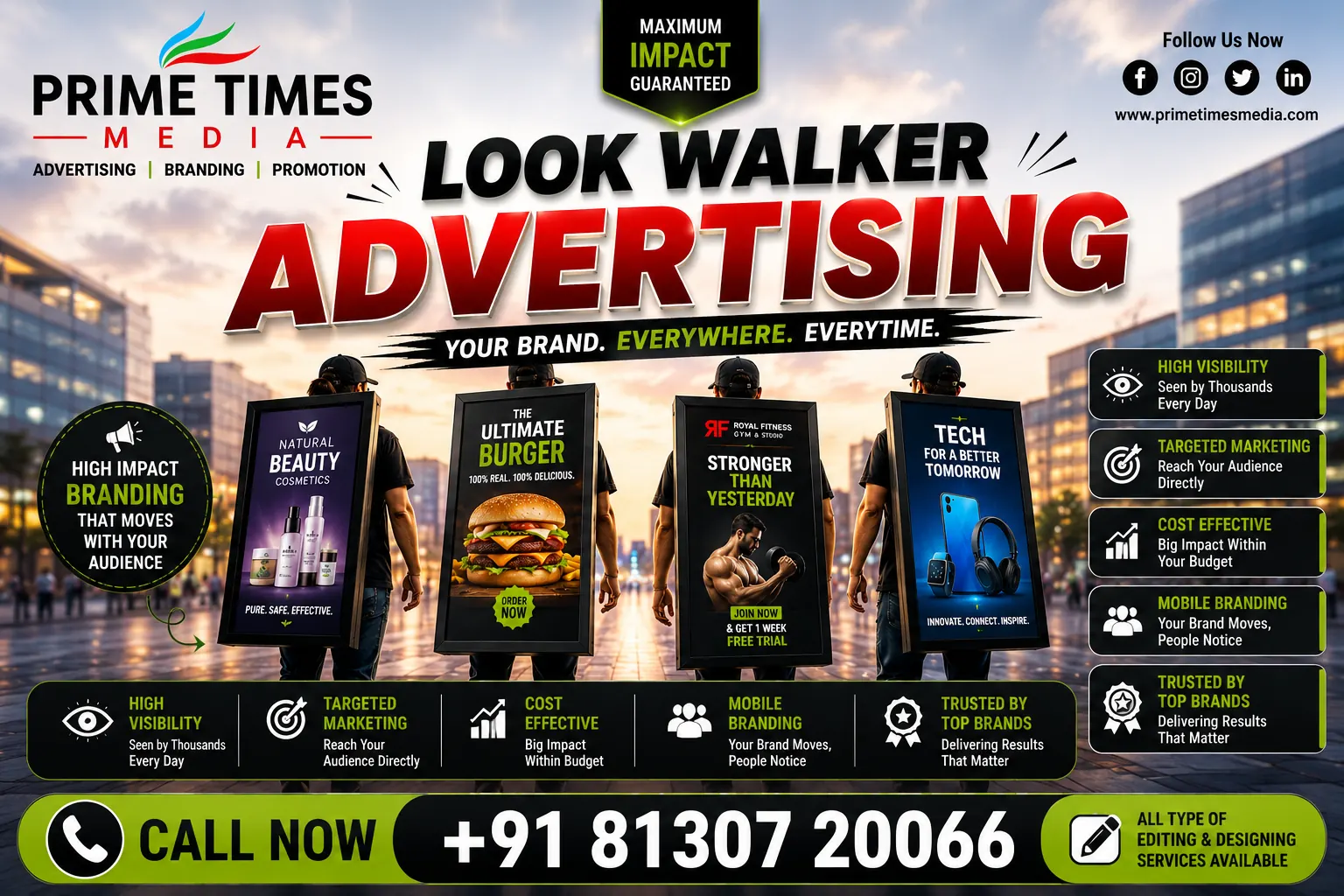 Look walker BTL activation campaign