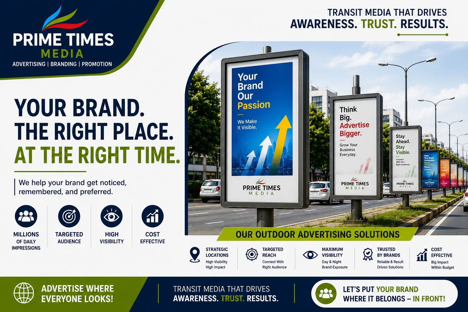 Outdoor hoarding advertising project