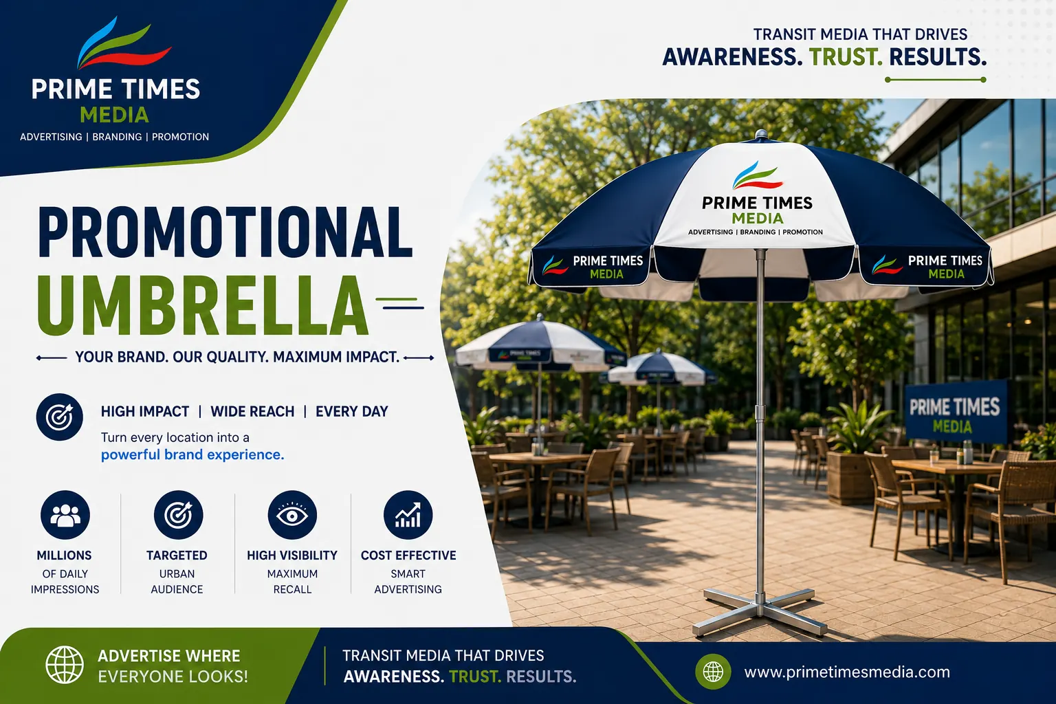 Umbrella campaign branding work